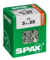 Preview: Spax Universalschraube, 3,5x25, 250 St., 4191020350257
